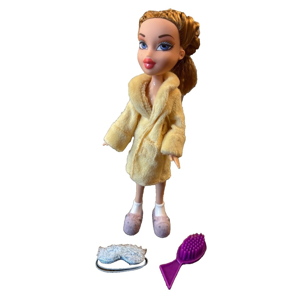 Bratz Slumber Party Meygan Original 2001 Accessories Robe Slippers Vintage Y2K